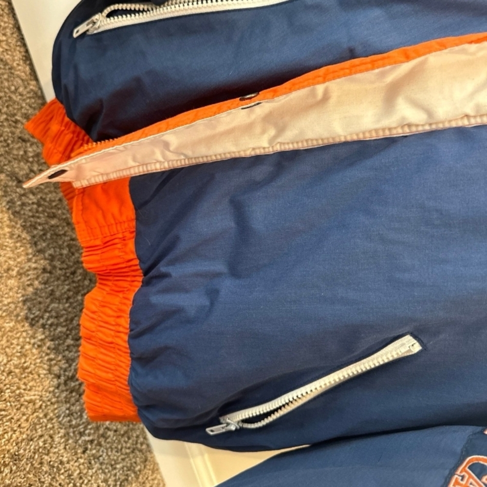 Pro Player Blue and Orange Varsity Jacket - Picture 8 of 9